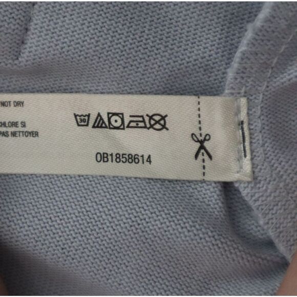 FP Movement OB1858614 Women Sz XS Blue Post Up Layer Oversized Cotton Sweatshirt - Picture 7 of 9